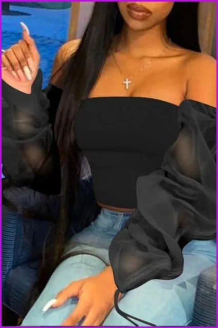 6 Colors Casual Mesh top
