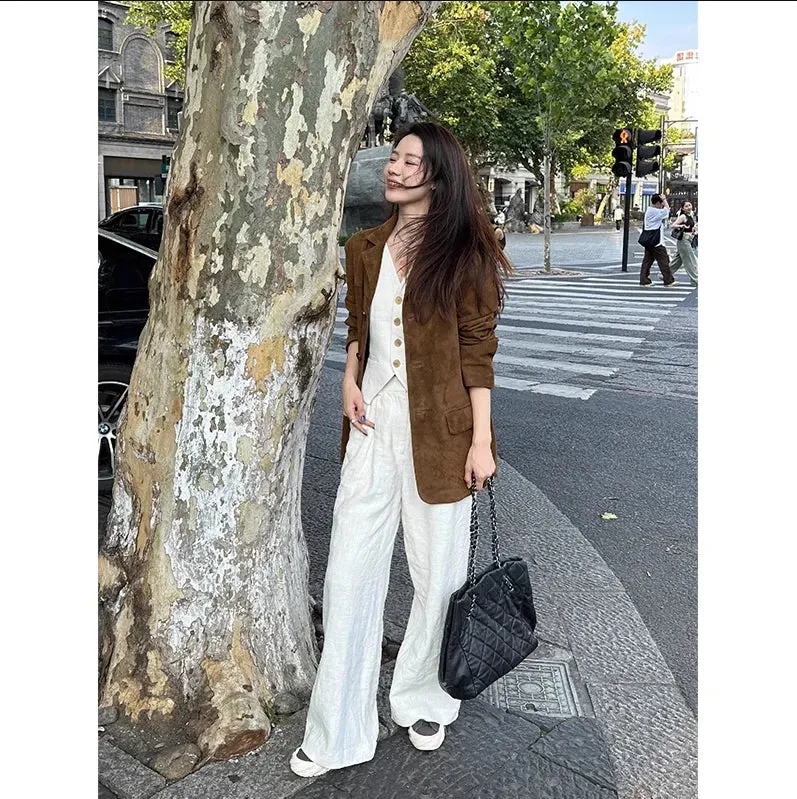Aiertu Winter Korean Style Leather Jacket Women Casual Warm Loose Elegant Coats Female Fashion Office Lady Casual Moto Jackets Y2k