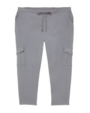 Almada Cropped Utility Pant | Light Grey