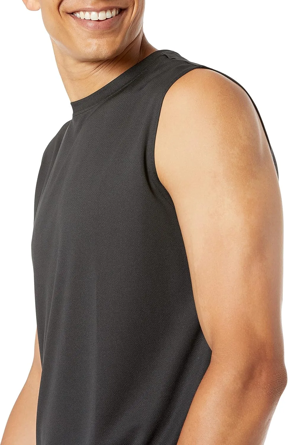 Amazon Essentials Men's Active Performance Tech Muscle Tank, Pack of 2