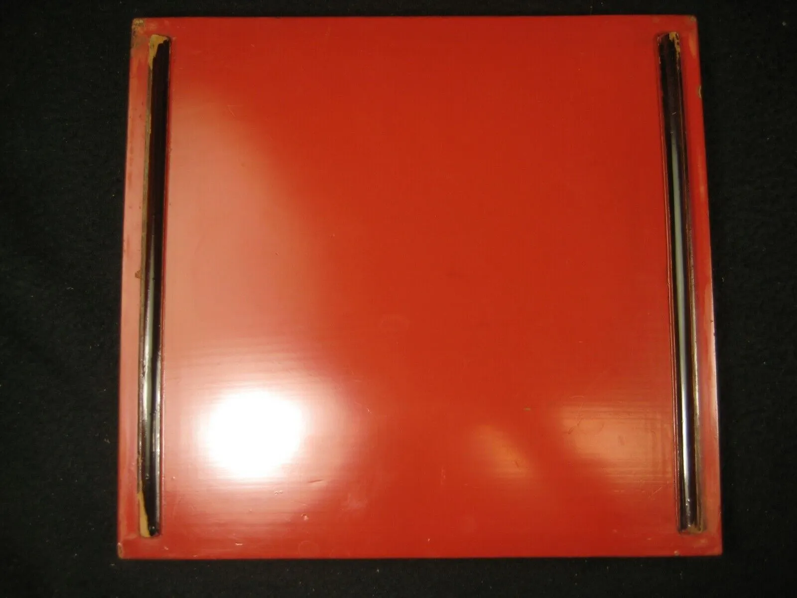 Antique Japanese C.1920 2 Layer Lidded Lacquer Kasane Jubako Bento Box