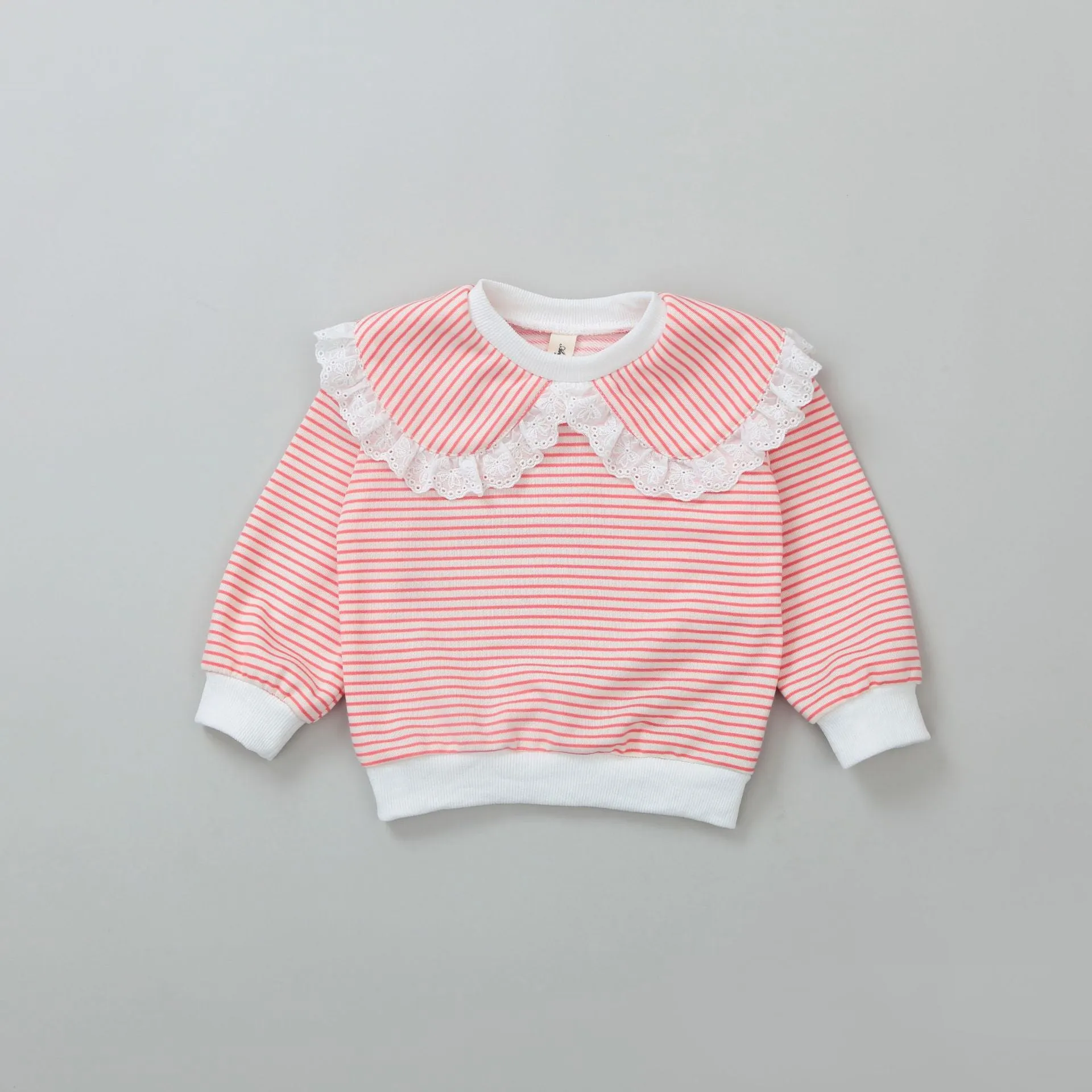 Baby Kid Girls Striped Tops Wholesale 231130149