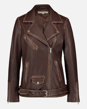 Berlin | Oversized Leather Biker Jacket
