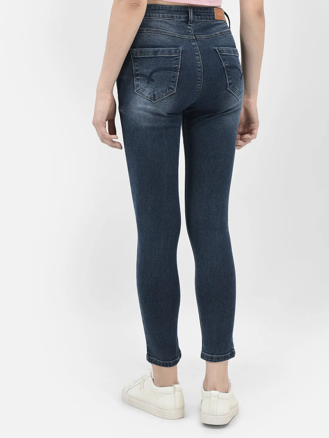 Blue Skinny Stretchable Jeans