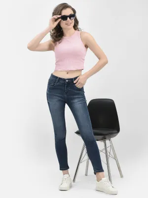 Blue Skinny Stretchable Jeans