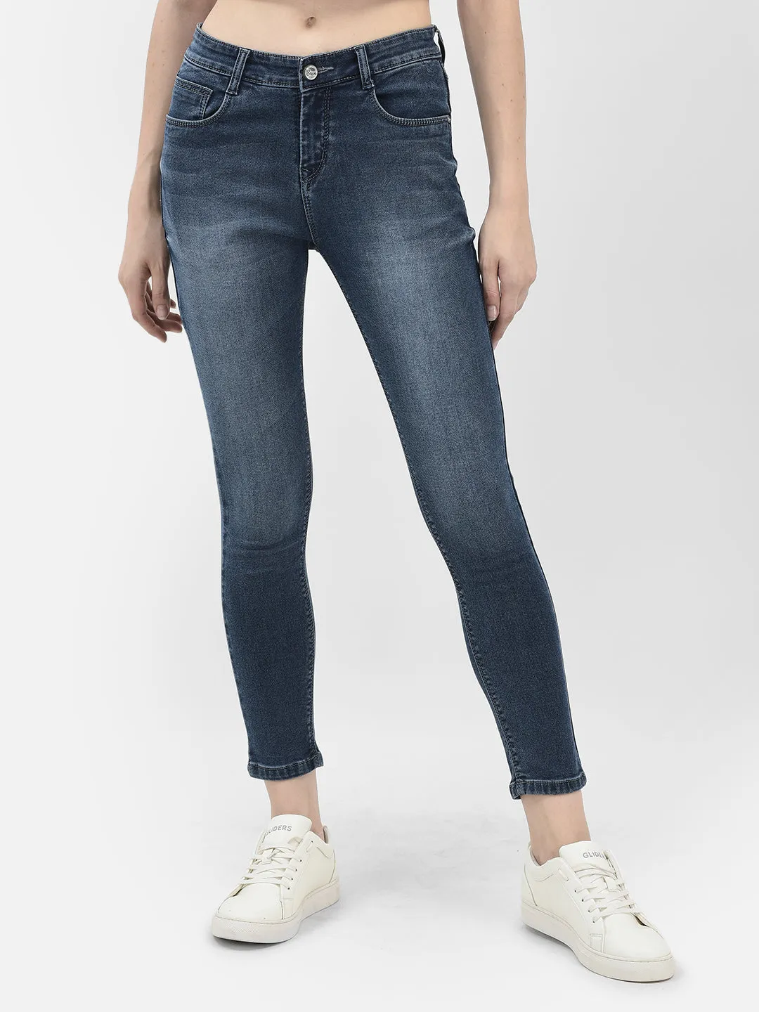 Blue Skinny Stretchable Jeans