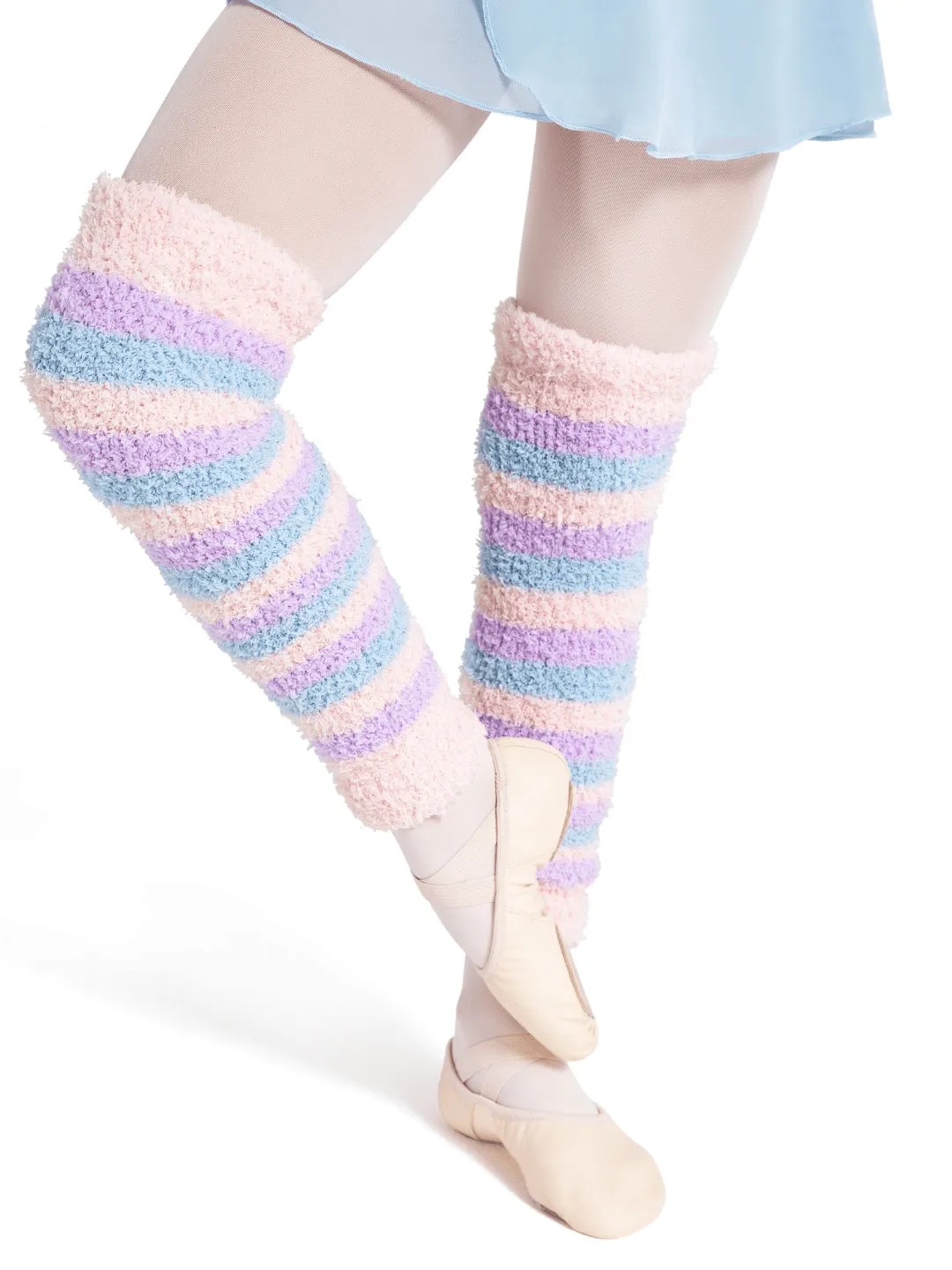 Capezio CK10984W Harmonie 18" Striped Pamper Legwarmer