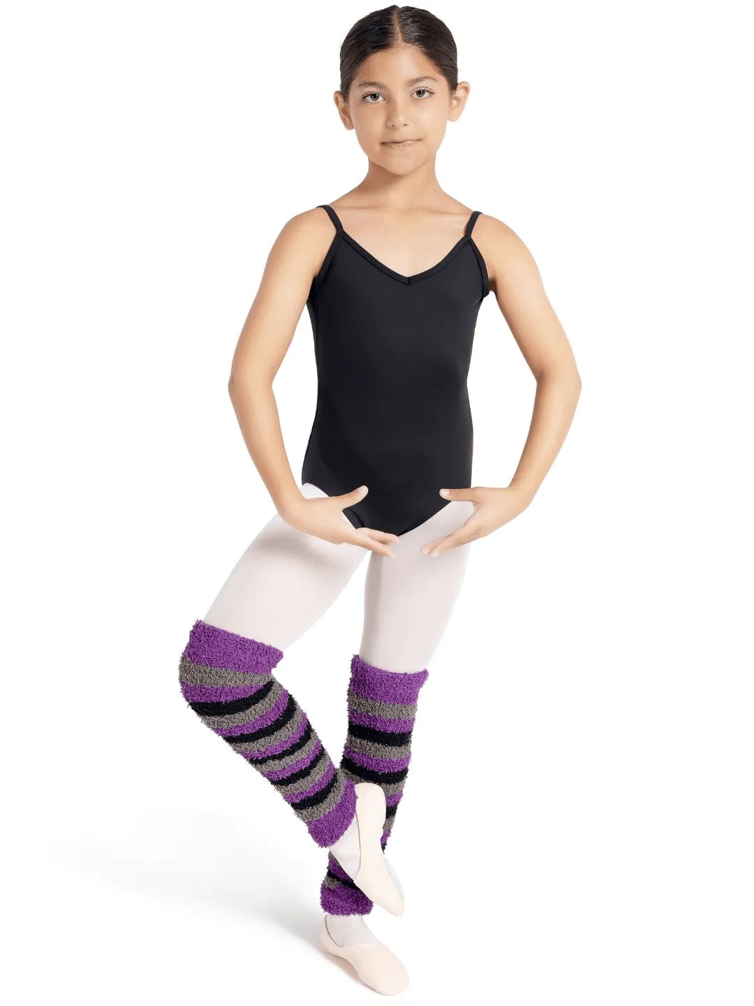 Capezio CK10984W Harmonie 18" Striped Pamper Legwarmer