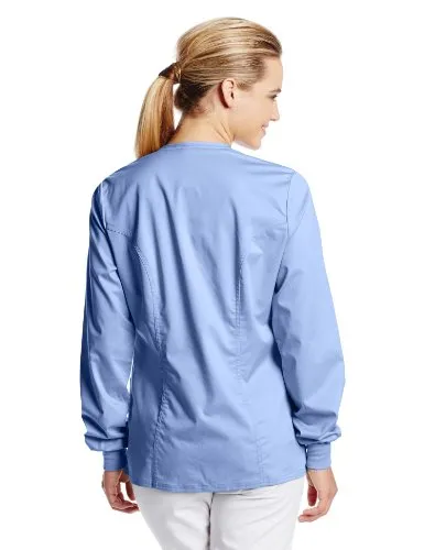 Cherokee 1330 Women's Luxe Snap-Front Warm-Up Jacket