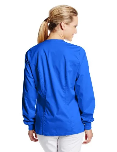 Cherokee 1330 Women's Luxe Snap-Front Warm-Up Jacket