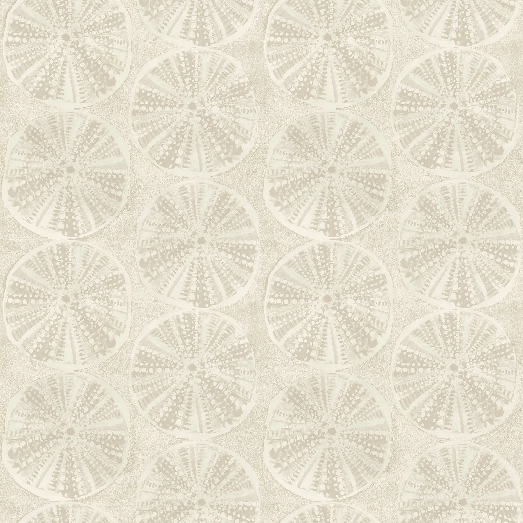 Chesapeake 4071-71027 Sea Biscuit Beige Sand Dollar Wallpaper