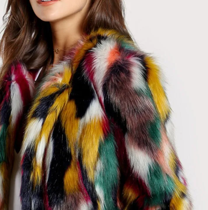 Chic Winter Color Fur Coats for Elegant Styling