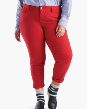 Clara Mid-Rise Boyfriend Jean | DARK PINK
