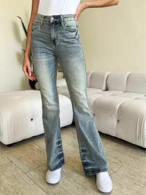Classic High-Waisted Flared Jeans