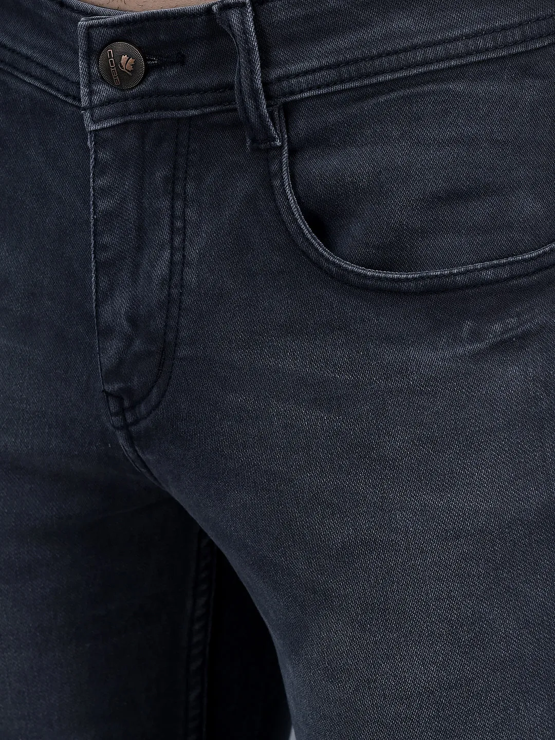 Cobb Dark Grey Ultra Fit Jeans
