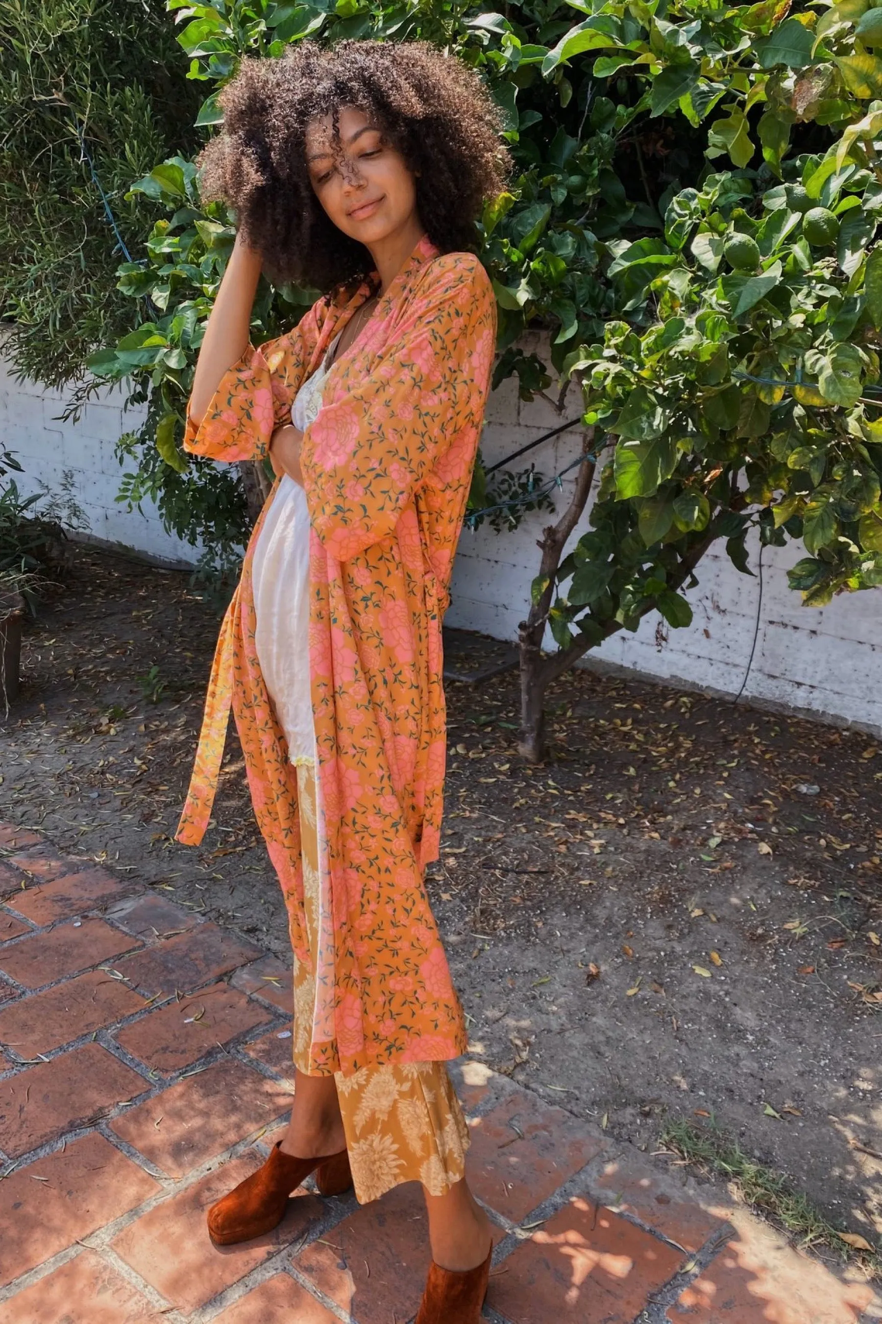 Copper Flamenco Jane Robe