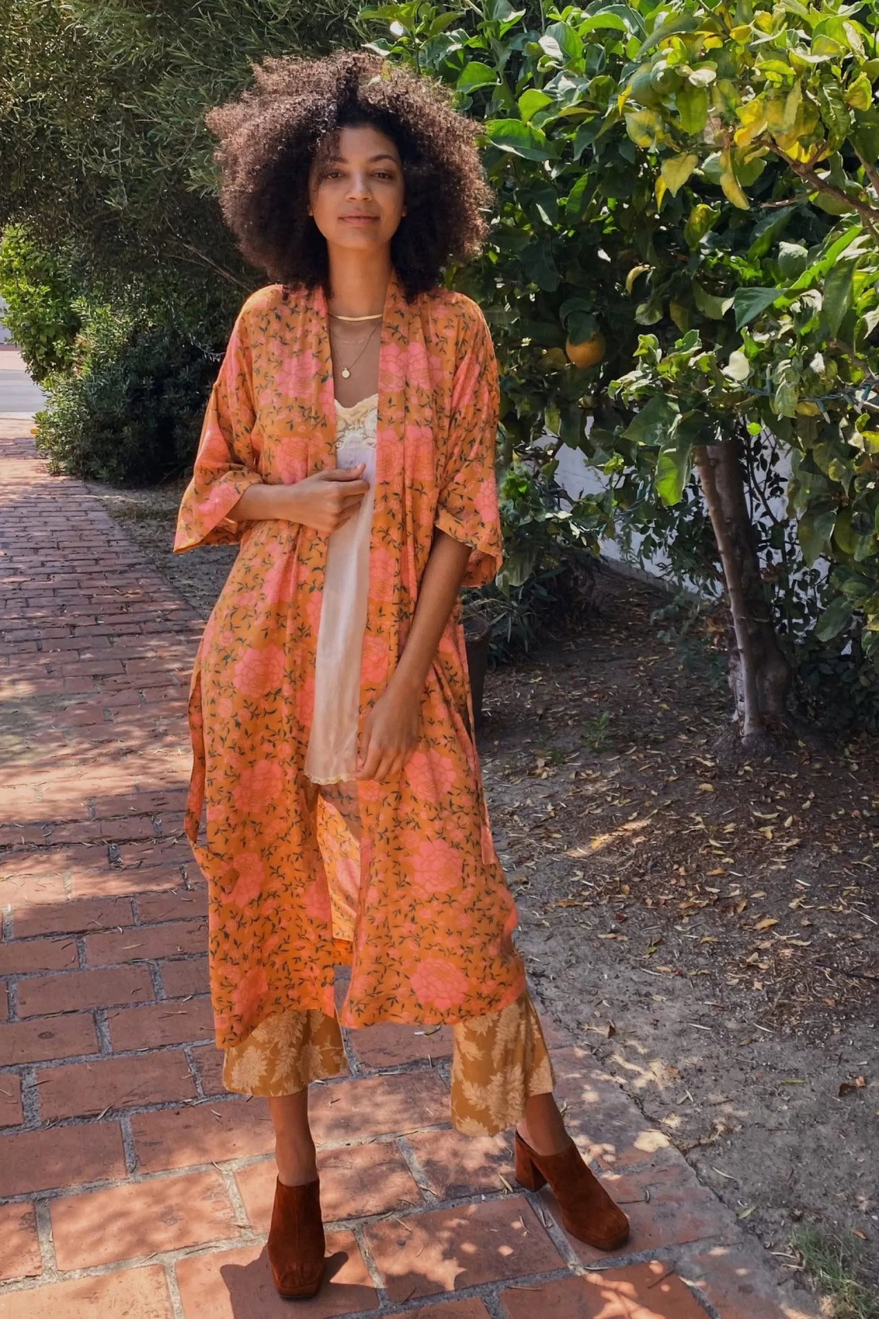 Copper Flamenco Jane Robe