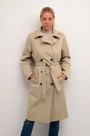 CRNOVINNA TRENCH COAT "Silver Mink"