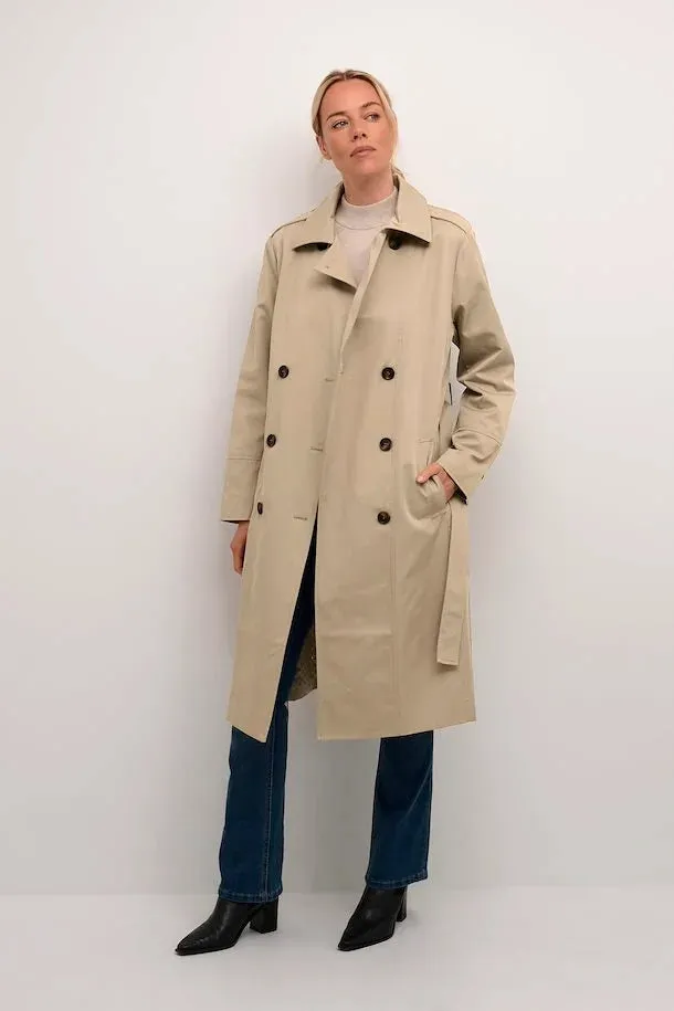 CRNOVINNA TRENCH COAT "Silver Mink"