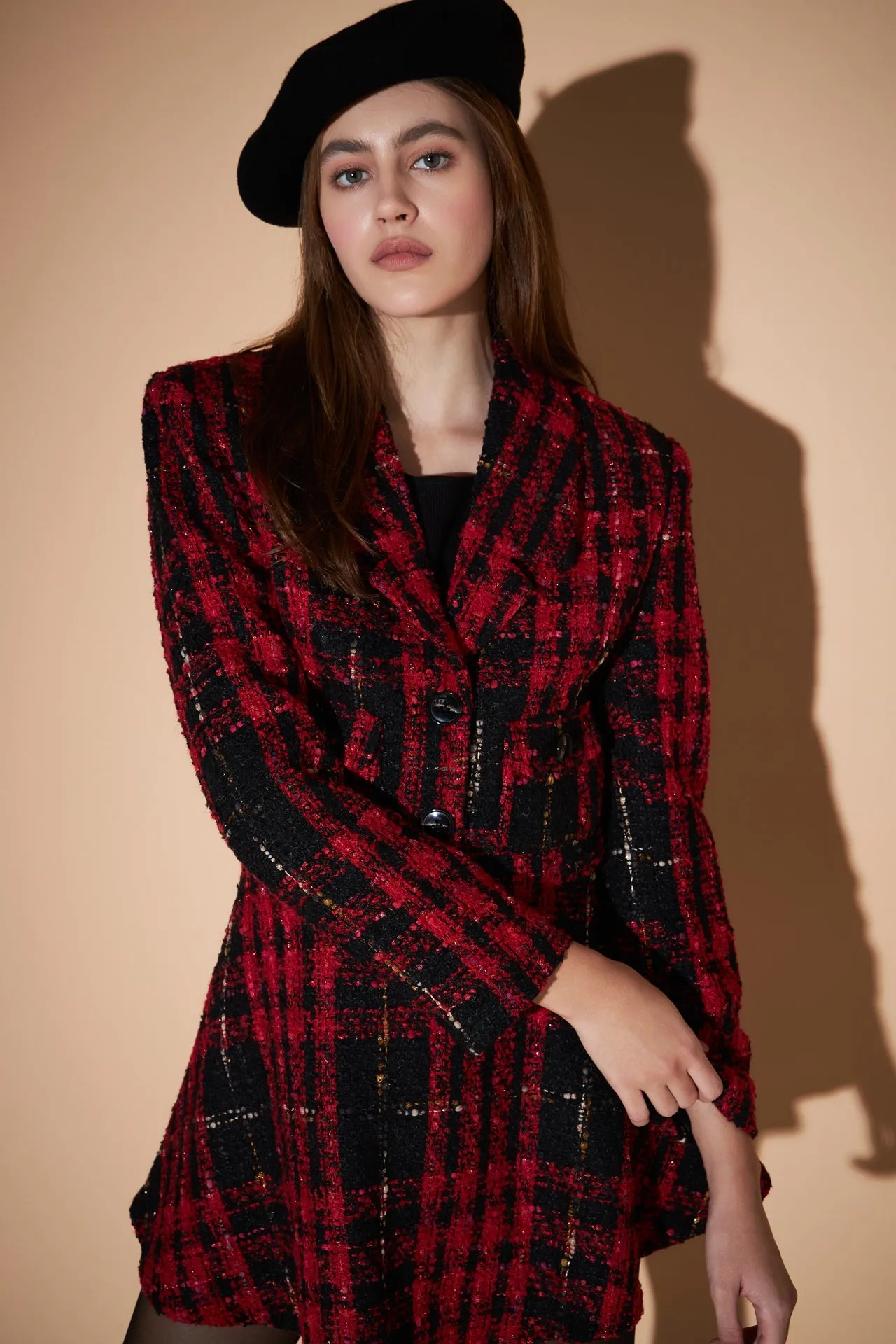 Cropped Tweed Jacket