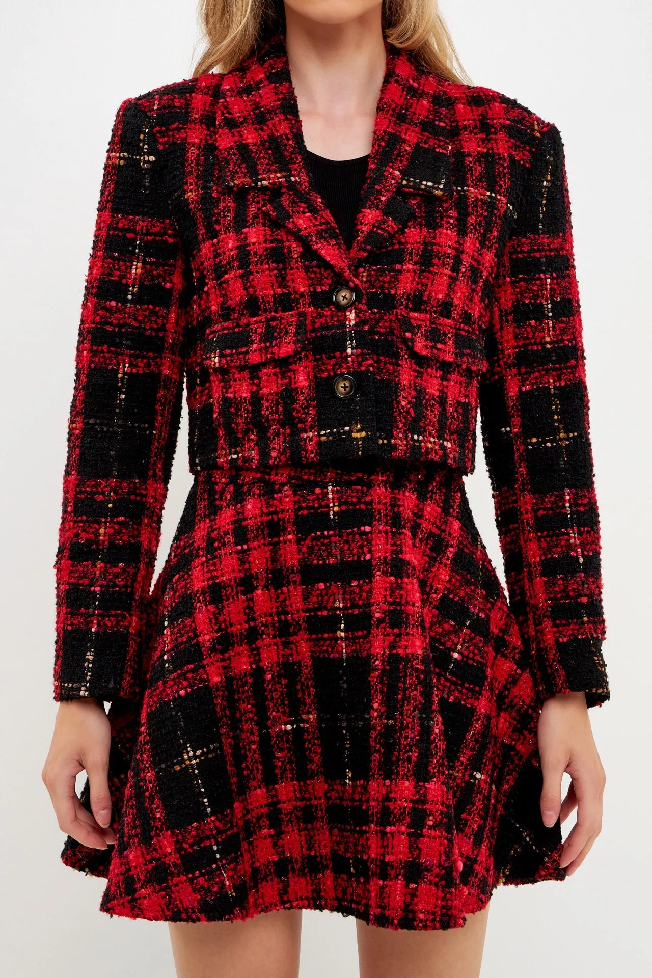 Cropped Tweed Jacket