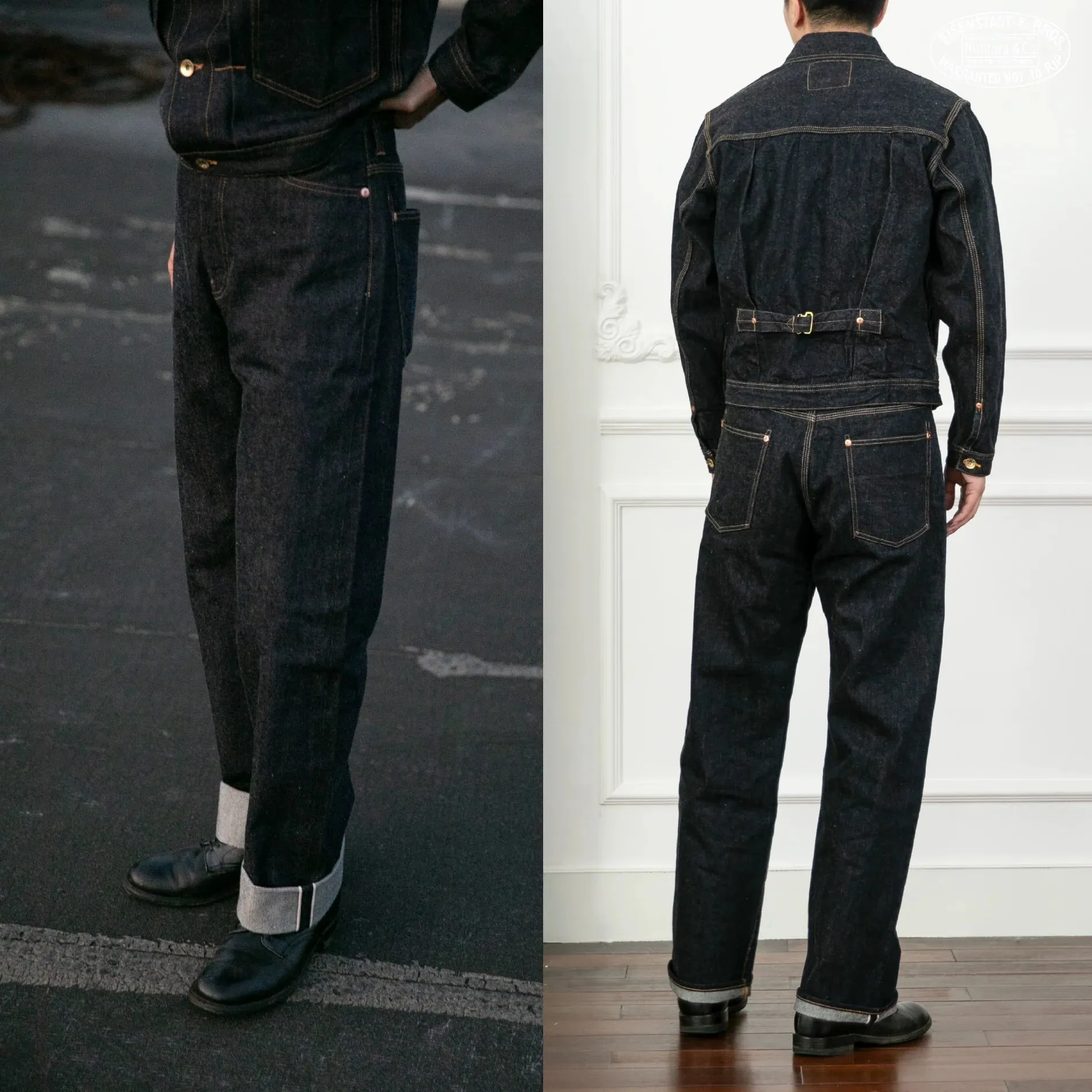 Dark Denim Jacket & Jeans Set