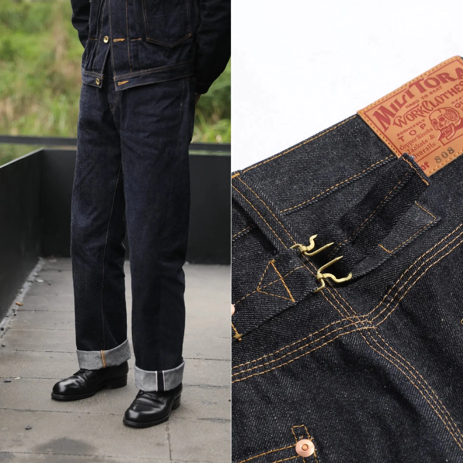 Dark Denim Jacket & Jeans Set