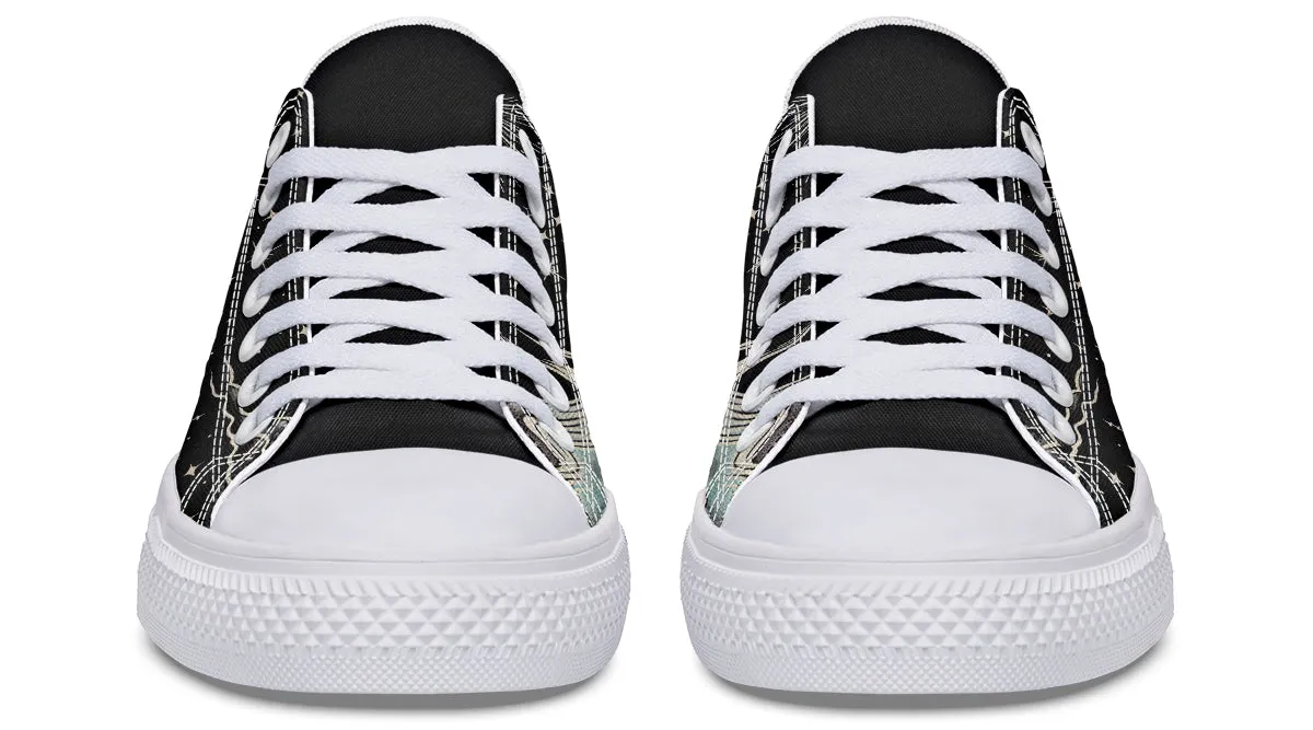 Dawn Star Low Tops - Classic Premium Canvas Shoes with Comfortable and Durable Soles
