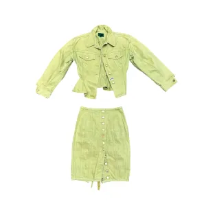 Early 1990s Chartreuse Set