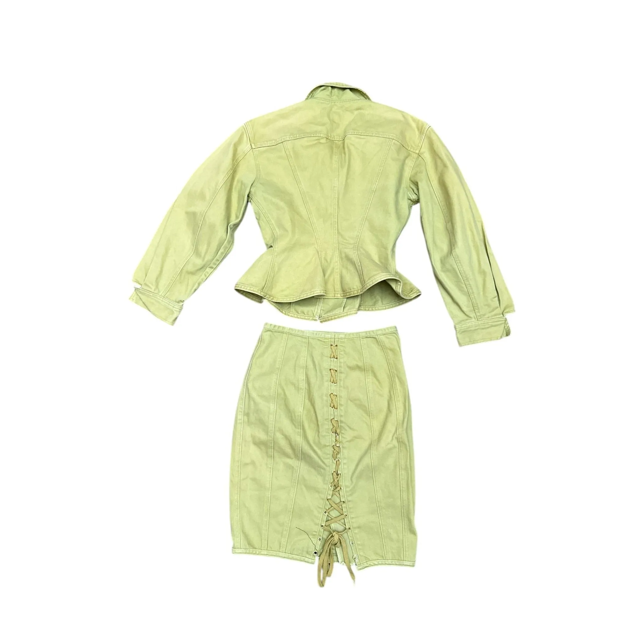 Early 1990s Chartreuse Set