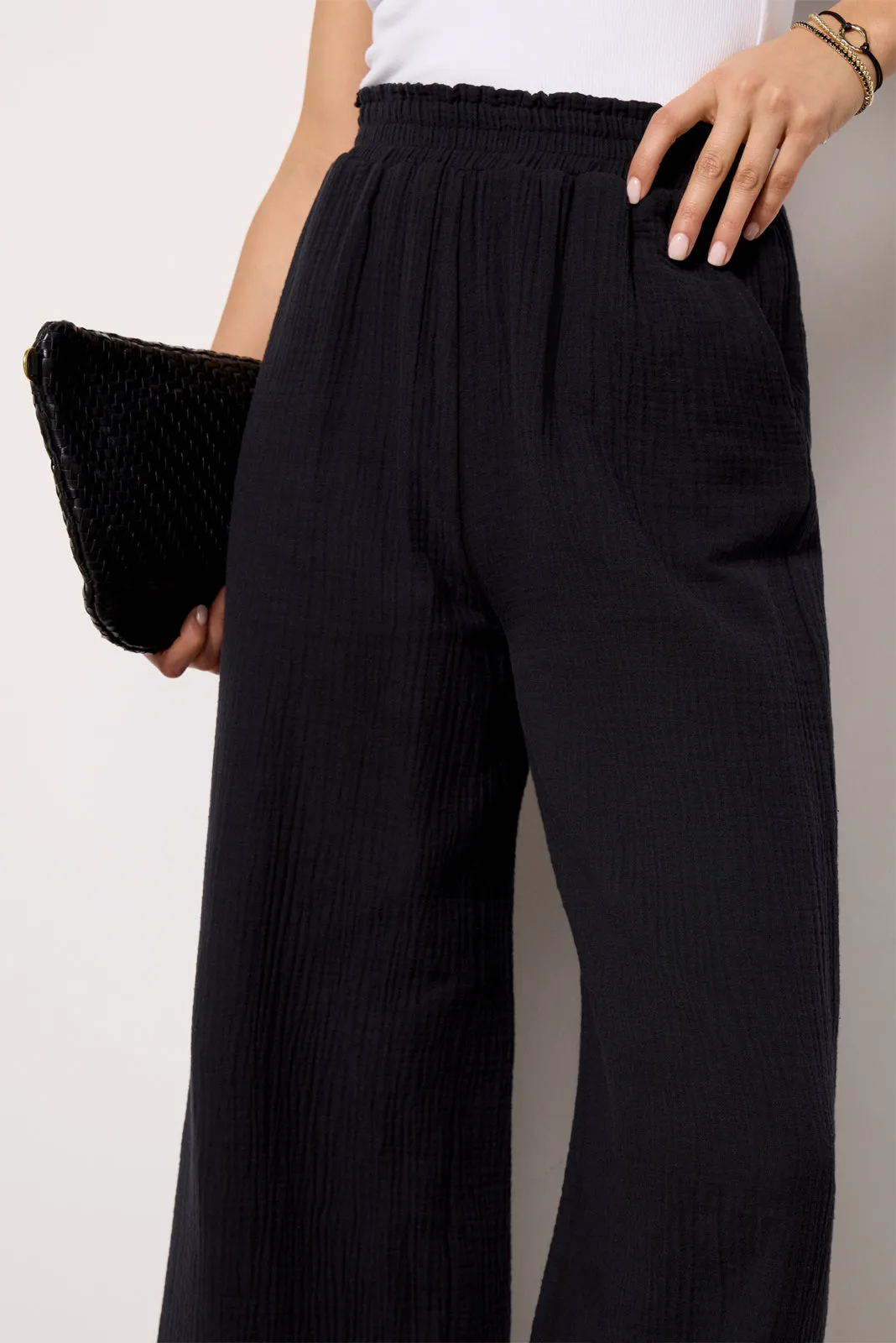 Eden Gauze Eyelet Pant