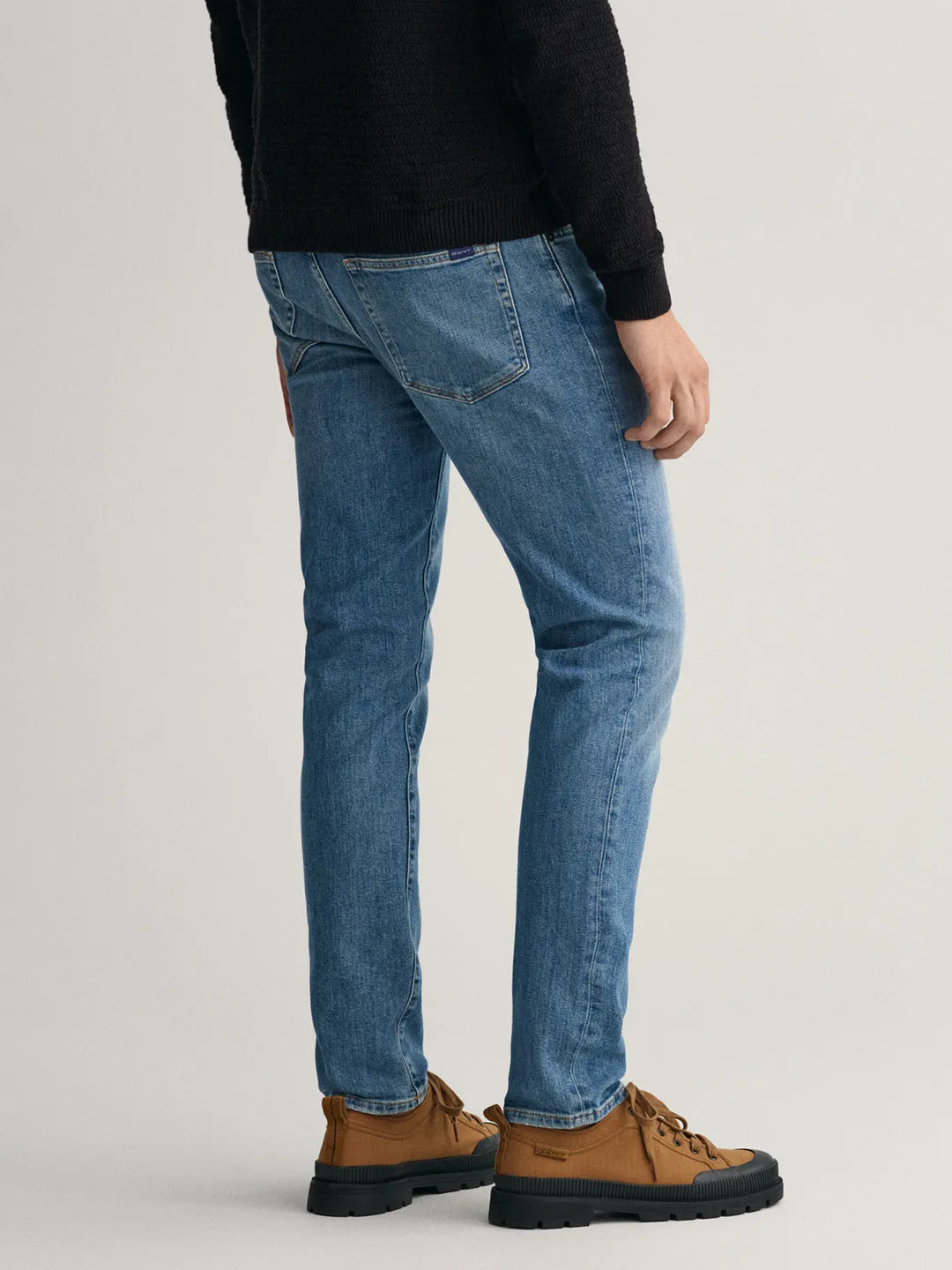 Gant Men Hayes Slim Fit Light Fade Cotton Jeans