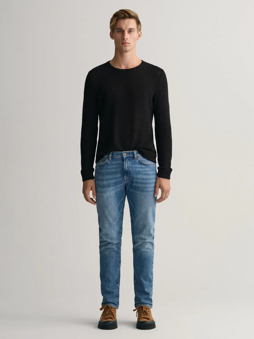 Gant Men Hayes Slim Fit Light Fade Cotton Jeans