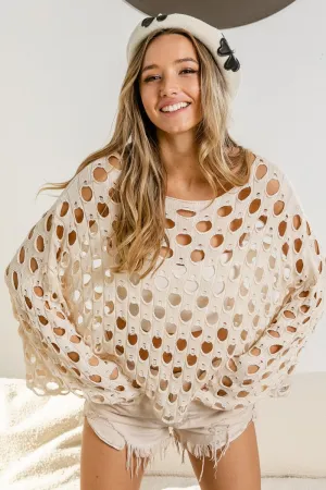 Hollow Out Knit Top
