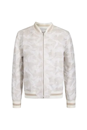 Jacquard Camouflage varsity Jacket