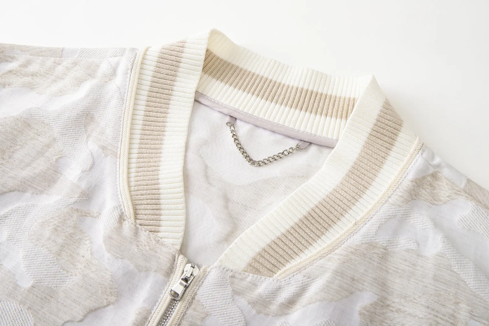 Jacquard Camouflage varsity Jacket