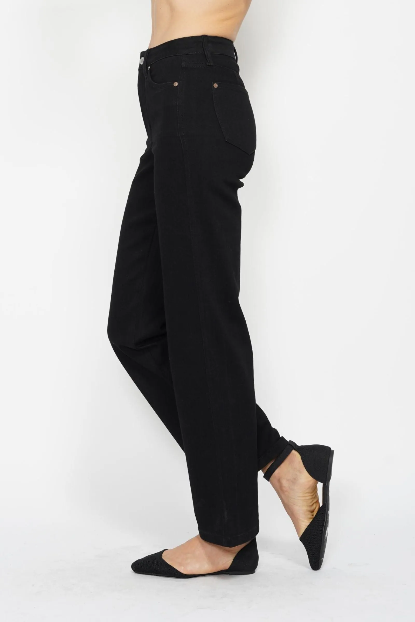 Judy Blue Tummy Control Classic Straight- Black