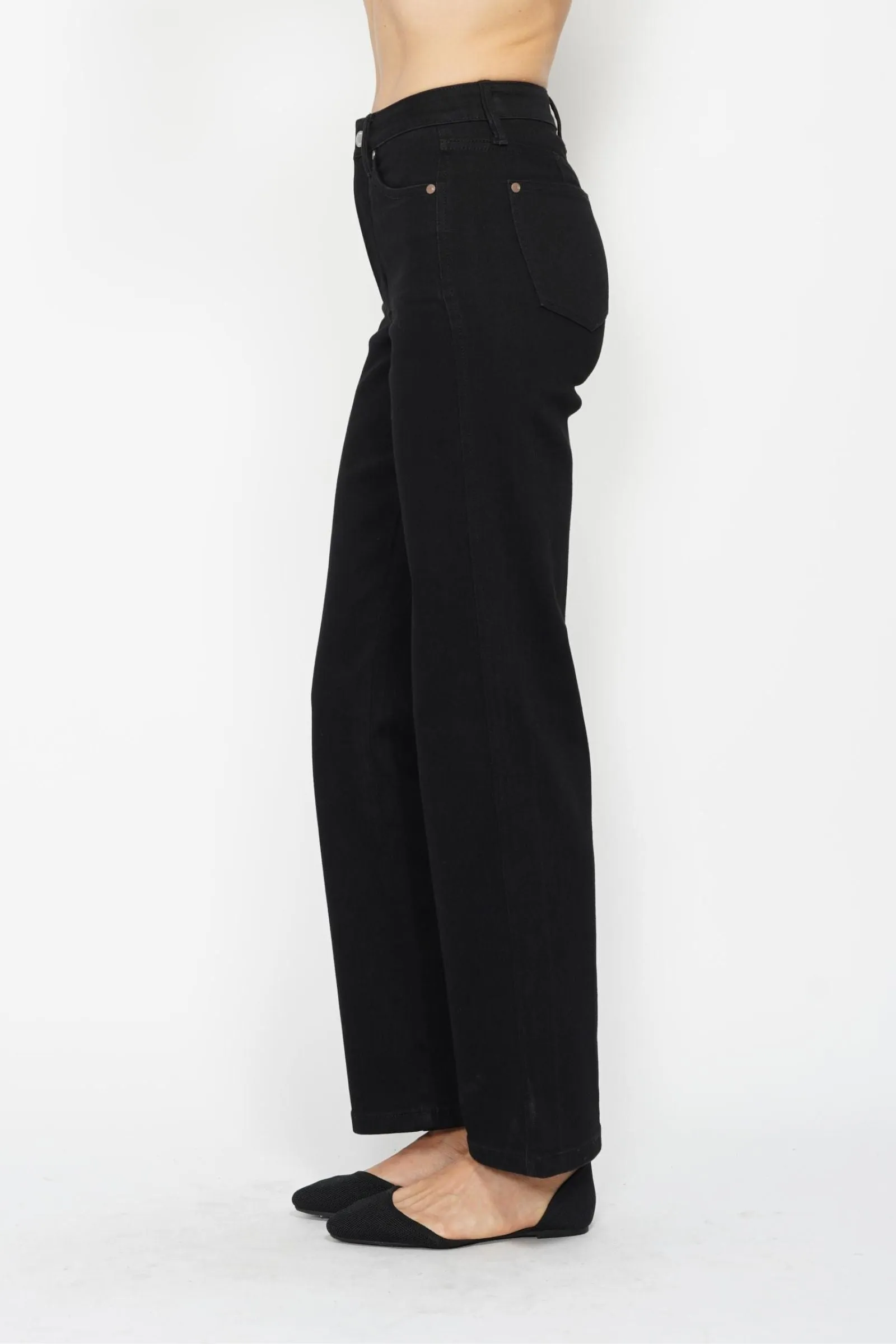 Judy Blue Tummy Control Classic Straight- Black