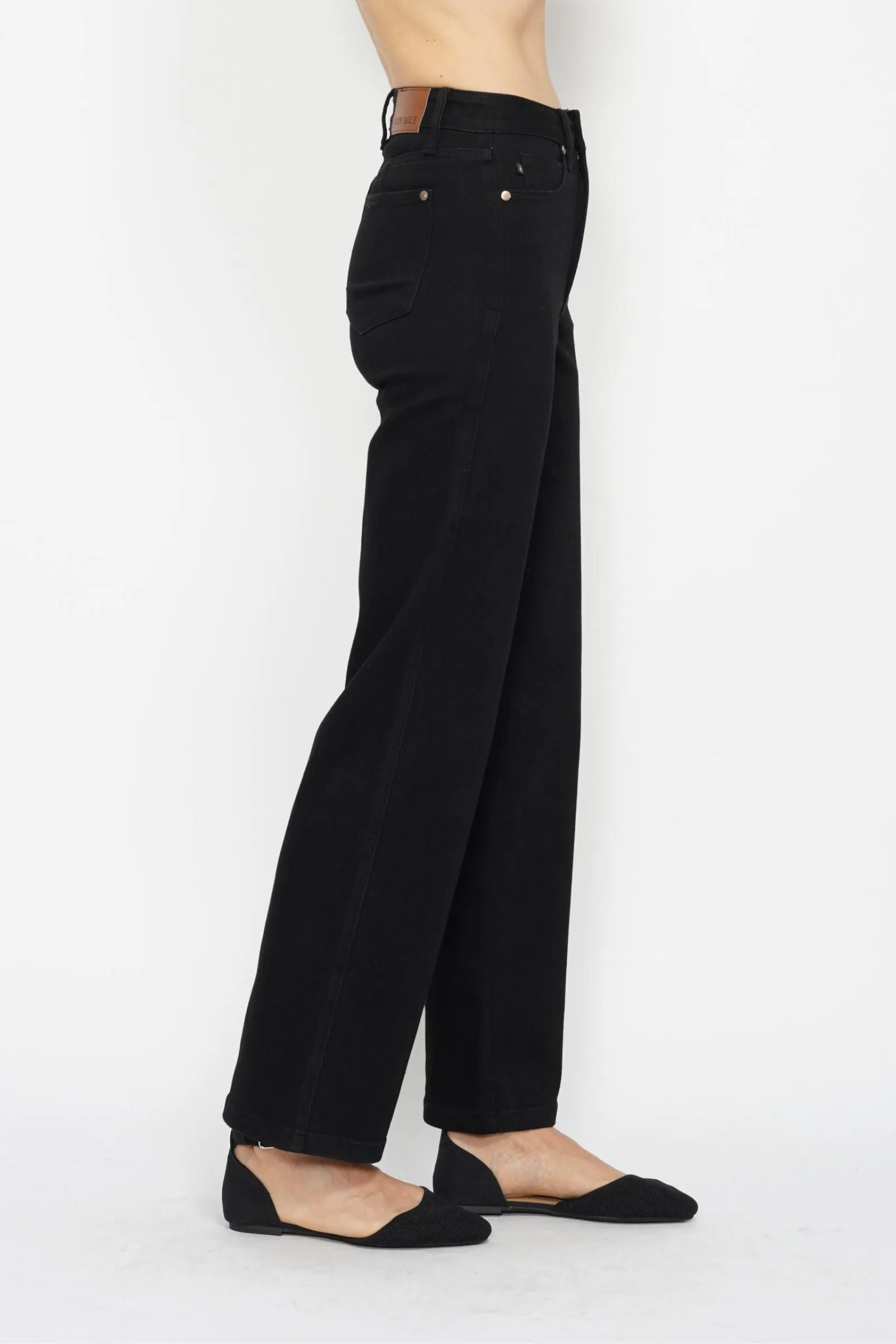 Judy Blue Tummy Control Classic Straight- Black