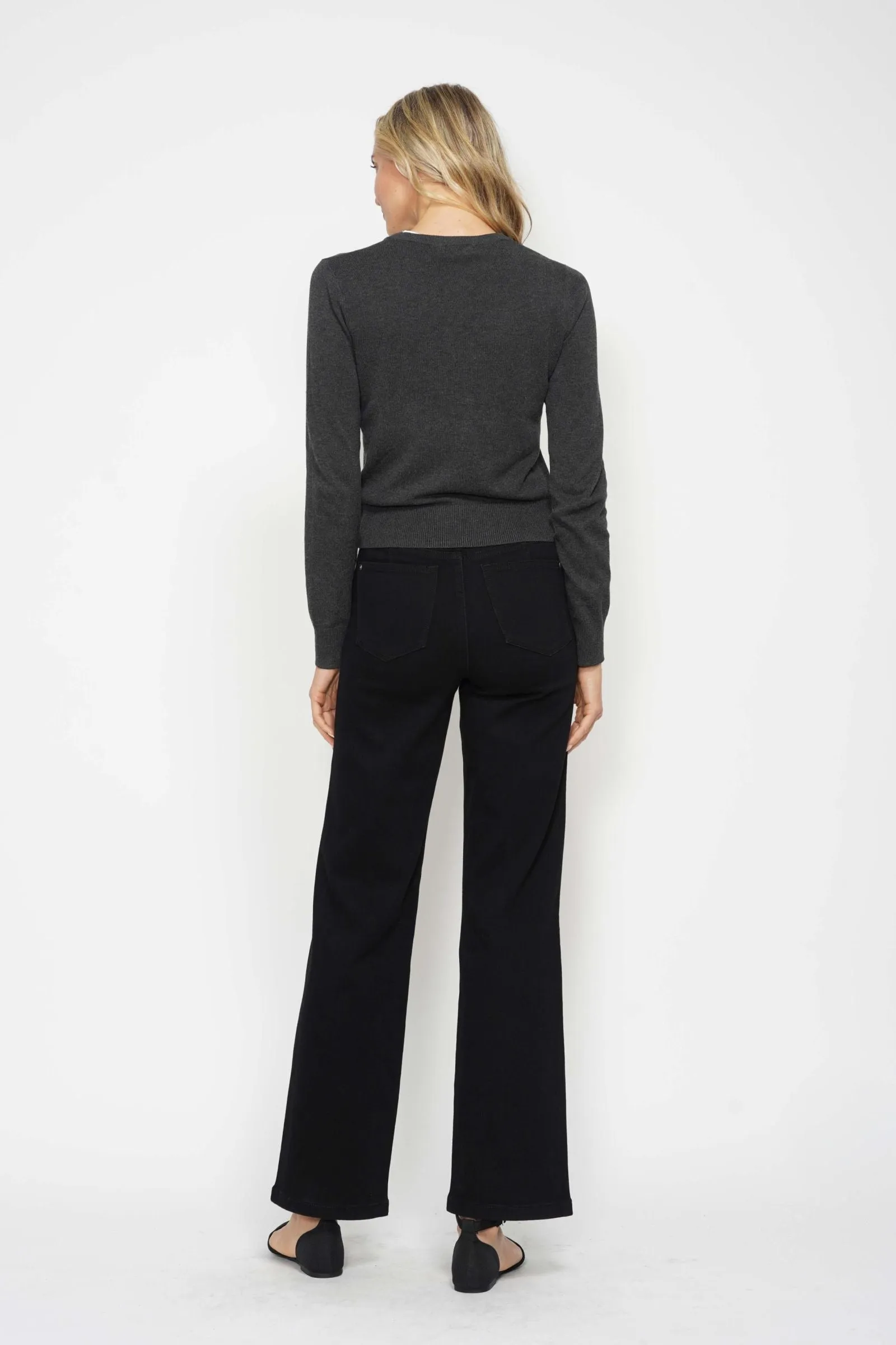Judy Blue Tummy Control Classic Straight- Black