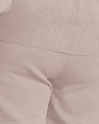 Katie Culotte Sweater Pant | Taupe