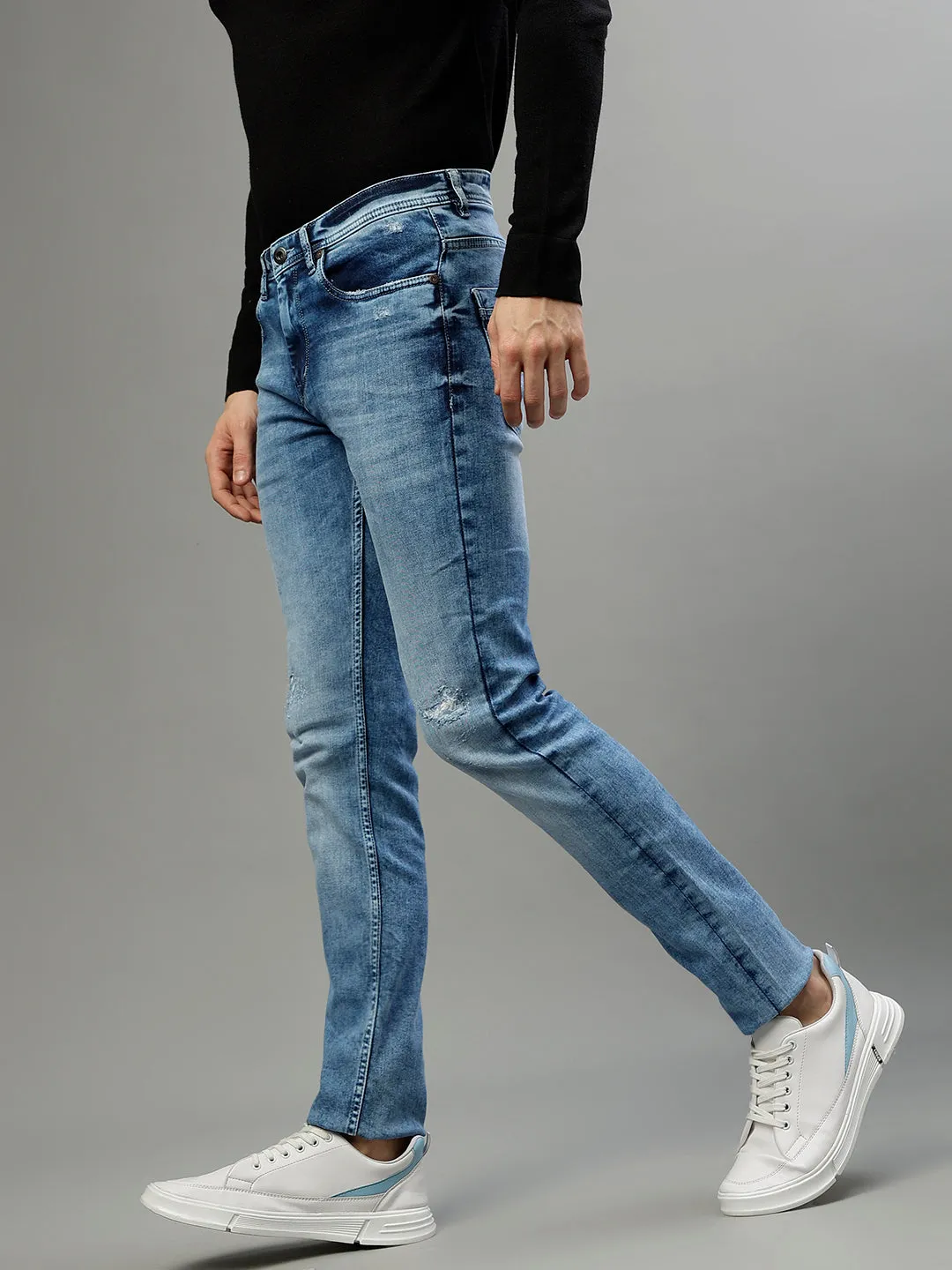 Lindbergh Men Solid Skinny Fit Jeans
