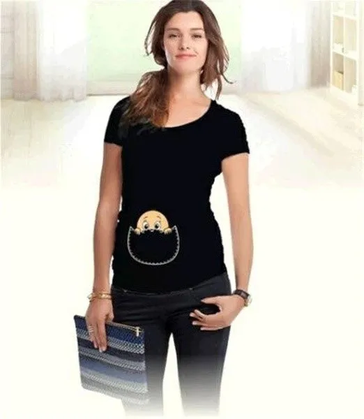 Maternity Shirt Specialized for Pregnant Women Plus Size