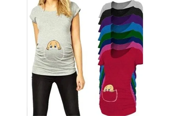 Maternity Shirt Specialized for Pregnant Women Plus Size
