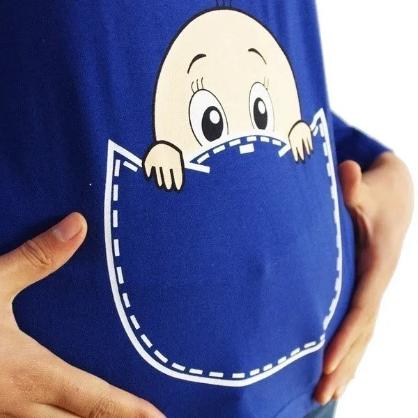 Maternity Shirt Specialized for Pregnant Women Plus Size