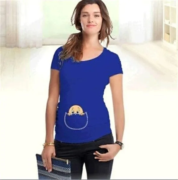 Maternity Shirt Specialized for Pregnant Women Plus Size