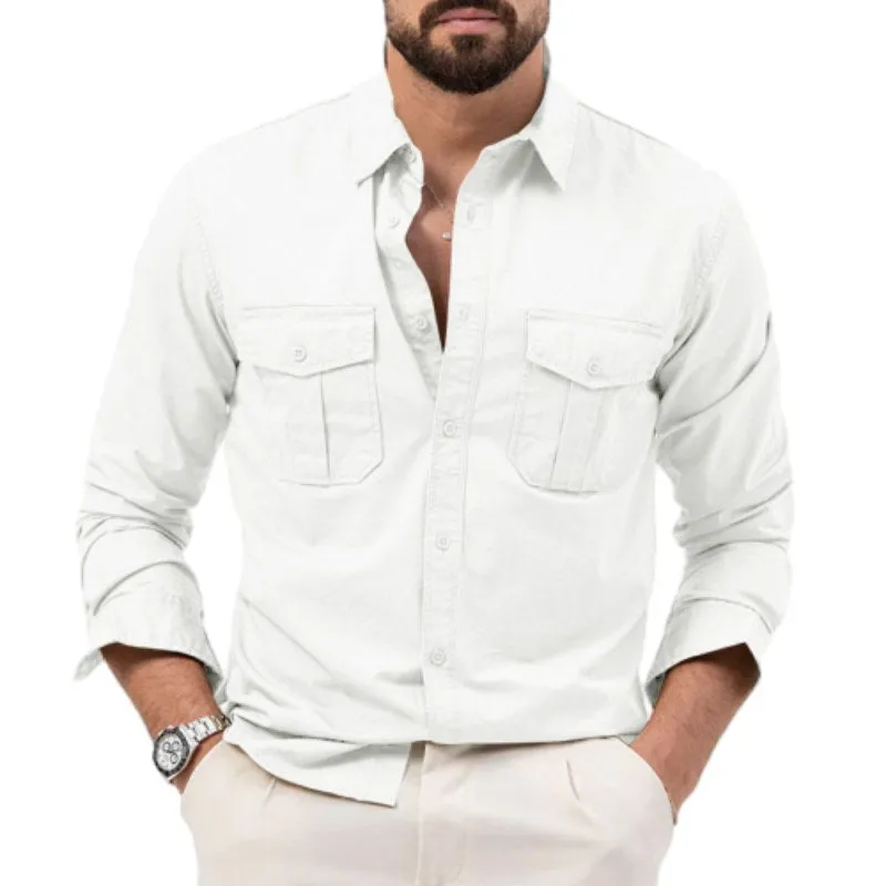 Men's Multi-Pocket Casual Shirt