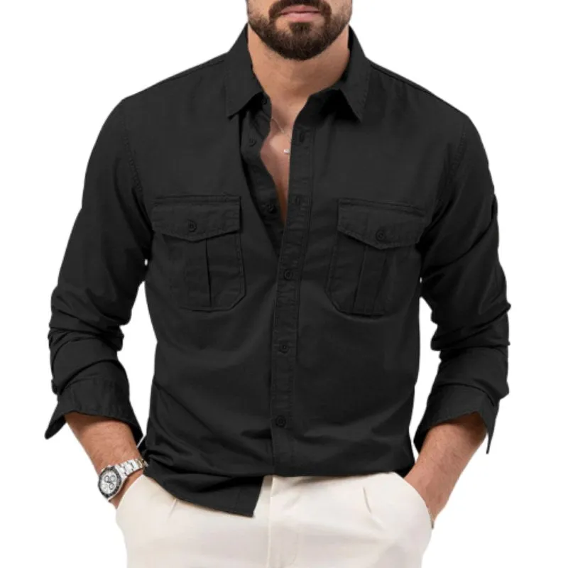 Men's Multi-Pocket Casual Shirt