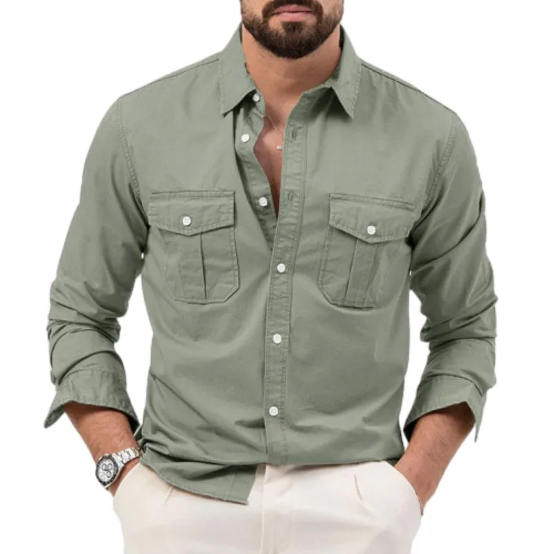Men's Multi-Pocket Casual Shirt