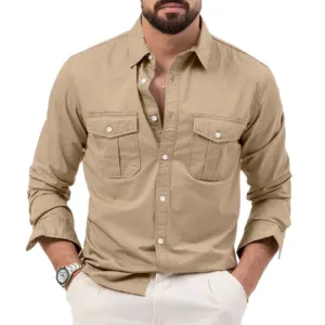 Men's Multi-Pocket Casual Shirt